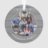 2 Photo Typographie simple Année Gris Faux Bois (dos)