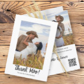 2 Photographies Personnalisées Merci Moo Mariage