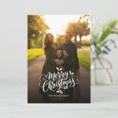 2 photos Carte Noël (Debout devant)