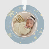 2 photos flocon de neige moderne (dos)