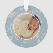 2 photos flocon de neige moderne (devant)