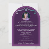 2 Photos Invitation de remise de diplômes et de fê (Dos)