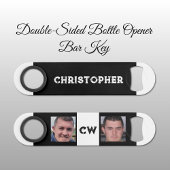 2 photos nom initiales blanc noir