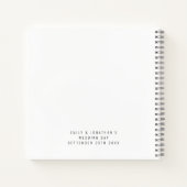 2 photos Notre voyage commence Livre d'invité Mari (Dos)