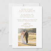 2 photos or mariage merci base pour vellum (Dos)