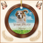 2 Photos, Ornements de Noël pour arbre en mémoire 