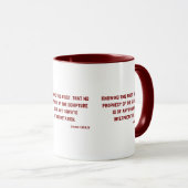 2 Pierre 1:20 Bible Verse Écriture Mug à deux tons (Devant droit)