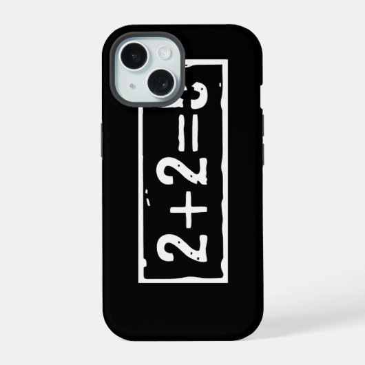 2 plus 2 is 5 iPhone 15 hoesje (Achterkant)