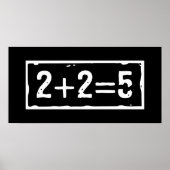 2 plus 2 is 5 poster (Voorkant)