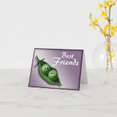 2 pois dans des cartes pour notes de meilleurs (Fleur jaune)