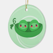 2 POIS dans une COSSE - décoration (Gauche)