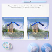 2 Prinses Birthday Custom Snoep Bar Wrappers Flyer (Enkel)