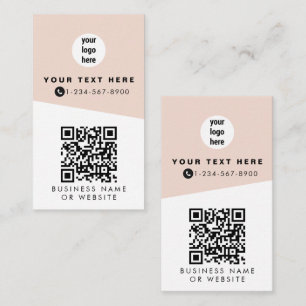 2 QR-codes 2 bedrijfslogo's en 2 contactpersonen r Visitekaartje