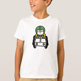 2 raceauto-Kinder T-shirts