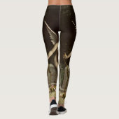 2 retro cupids zittende leggings (Achterkant)