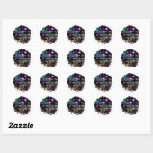 2 Rondjes Ronde Sticker (Vel)