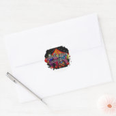 2 Rondjes Ronde Sticker (Envelop)