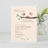 2 Roze eicellen Baby shower Kaart (Staand voorkant)