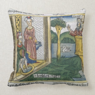 2 Samuel 11 1-5 David ziet Bathsheba zwemmen vanui Kussen