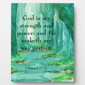 2 Samuel 22:33 Fotoplaat (Voorkant)