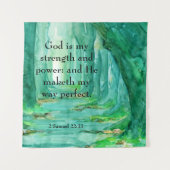 2 Samuel 22:33 Wandkleed (Voorkant)