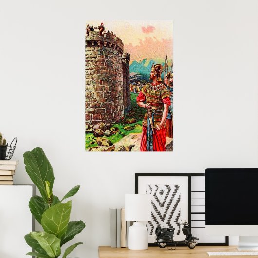 2 Samuel 5 David Devient une affiche de roi puissa (Bureau à domicile)