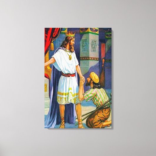 2 Samuel 9 Kindness naar Mephibosheth Canvas (Voorkant)