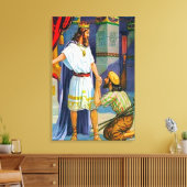 2 Samuel 9 Kindness naar Mephibosheth Canvas Afdruk (Insitu (Woonkamer))