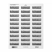 2 Samuel KJV Bijbelverzen Etiket (Full Sheet)