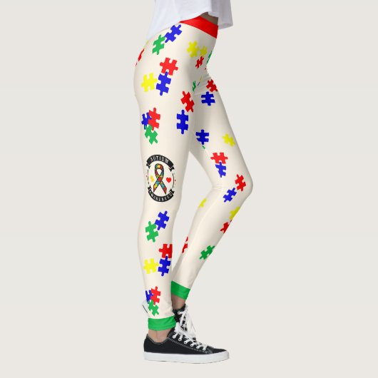 # 2 Sensibilisation à l'autisme - Leggings (Droite)