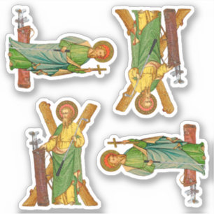 2 sexies bis. - Andreas de apostel / Judas Thaddeu Sticker
