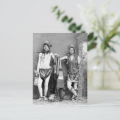 2 Shoshone-Mannen Briefkaart (Staand voorkant)