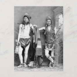 2 Shoshone-Mannen Briefkaart