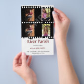 2 Sided Affordable Actor Headshot Card Flyer (Hand)