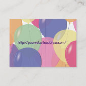 2 Sided Ballon Visitekaartje (Achterkant)