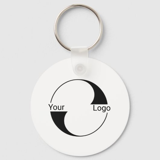 2 sided, Logo, QR Code, Company, Business URL Sleutelhanger (Voorkant)