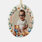 2 sided Twinkle Bear Keramisch Ornament (Rechts)