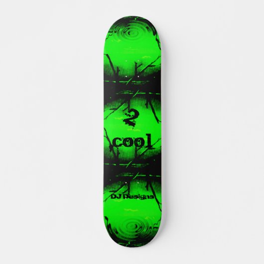 2 skateboard vert Cool (Devant)