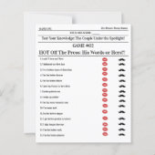 2 Spelletjes in 1 Vrijgezellenfeest bruiloft Spell (Achterkant)