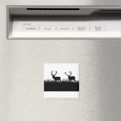 2 Stag afbeelding Magneet (Insitu (Vaatwasser))