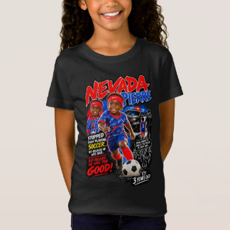 2 steun Nevada Pierre 3 jaar oud voetballer T-shirt