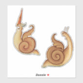 2 Stickers Vinyl Médiévaux "Scènes de cri" (Feuille)