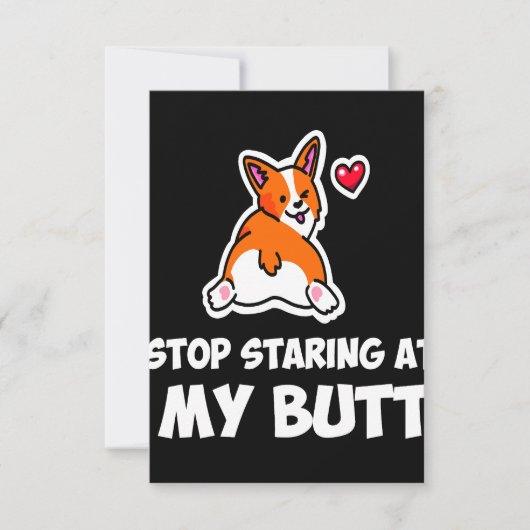2 Stop Starting At My Butt Save The Date (Voorkant)
