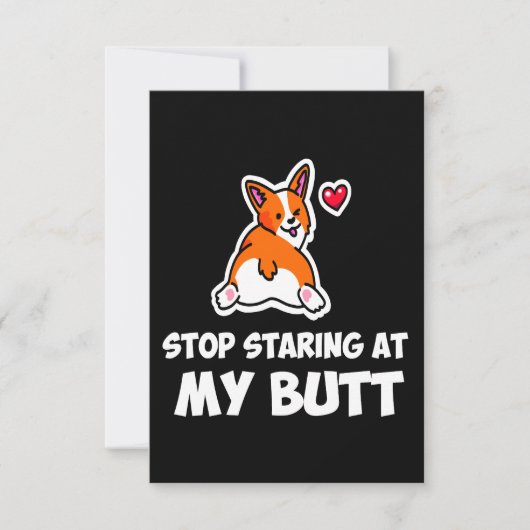 2 Stop Starting At My Butt Save The Date (Voorkant)