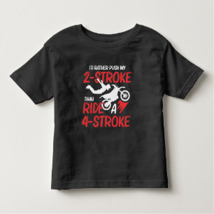 2 Stroke MX Motocross Dirt Bike Rider supercross Kinder Shirts