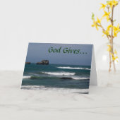 2 Timothée 1:7 Carte d'encouragement (Fleur jaune)