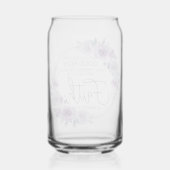 2 Timothée 4:7 J'ai gardé la foi Florale pourpre (Verso)