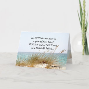 2 Timothy 1:7 God heeft geen geest van angst gegev Kaart