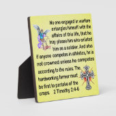 2 Timothy 2:4-6 Fotoplaat (Voorkant)