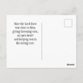 2 Timothy 4:17 De Heer gaf me sterkste Bijbel Briefkaart (Achterkant)